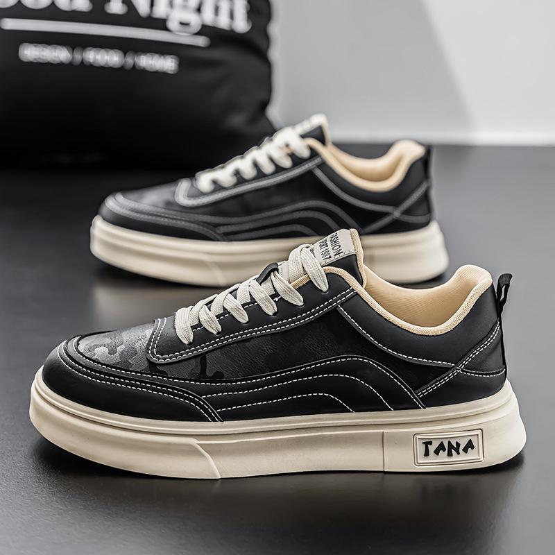Fashion 2025 New Men's Skate Sneakers Summer Breathable Black Camouflage Hot Selling Comfortable Casual Sports Trendy Footwear Tênis