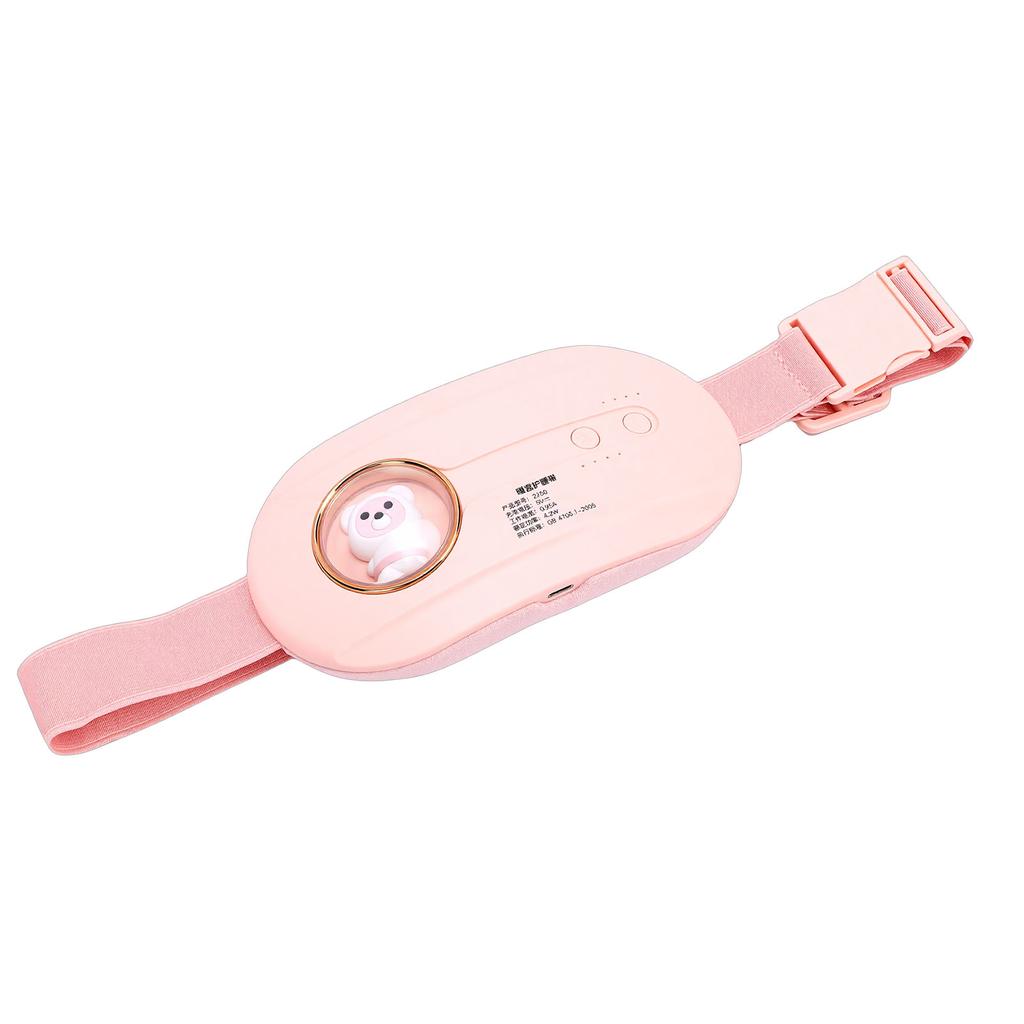 Portable Heating Pad Cordless Massage Electric Uterus Heating Belt with Adjustable Strap Temperature Control