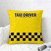 Movie Taxi Driver Cushion Cover Natural Linen Pillowcase Set AllinOne Decor for Sofa Bedroom  Chair