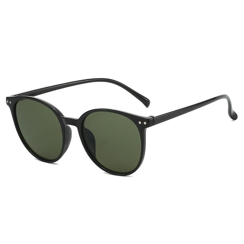 Fashion Transparent Round Frame Sunglasses for Women Casual Driving Outdoor Eyewear Men Plastic Ultralight UV400 Eyeglasses