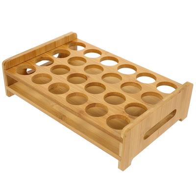 NUOLUX Wooden Shot Glass Holder, Shot Glass Tray, Whiskey Glass Display Cup Holder for Home Parties, 10" X 6" X 2.5