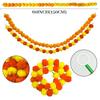 150CM Pomarańczowa Sztuczna Girlanda Winorośli Sztuczne Kwiaty Dekoracja Domu Impreza Halloween Święto Dziękczynienia Boże Narodzenie Akcesoria Dekoracyjne