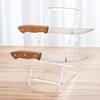 Transparent Acrylic Kitchen Stainless Steel Knife Kitchen Knife Storage Rack Fruit Folding Knife Holder Base