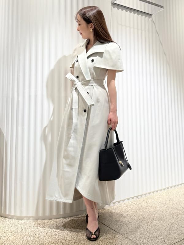 Trench Cape Dress SWFO251145LGRY0 2-way