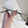 3PCS Ultra-Light Retro Frame Eyeglasses Frame for Men Women Students with Anti-Blue Light Prescription Glasses