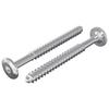Wood Screws 2 Pcs Silver M6 X 70 Mm Steel