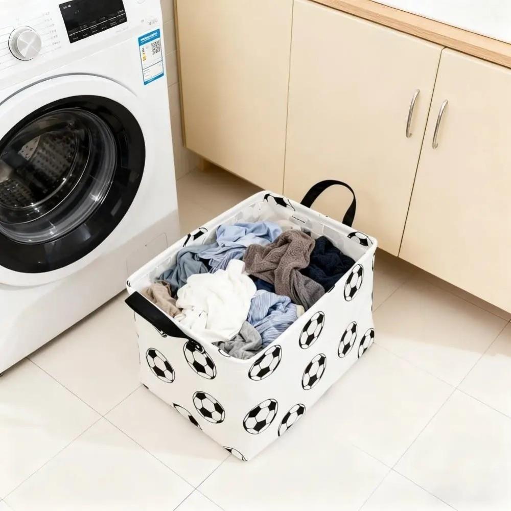 Foldable Dirty Clothes Basket With Handles Toy Storage Bucket Laundry Basket  Bathroom Storage