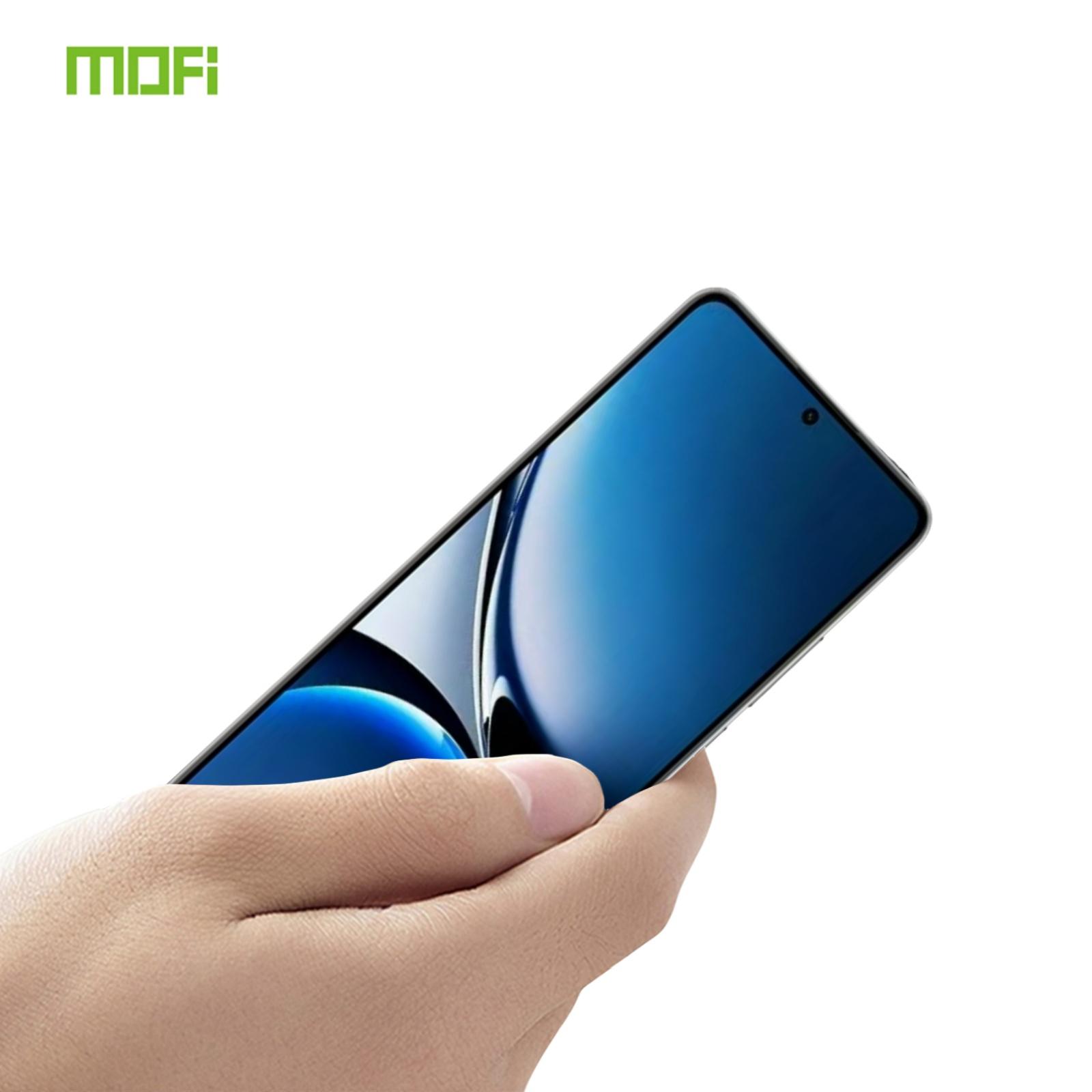 

For Xiaomi Redmi Turbo 4 5G Screen Protector MOFI 9H Full Glue Full Coverage High Aluminum-Silicon Glass Film Black