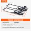 VEVOR Concrete Knee Boards Stainless Steel, 28'' X 8'' Concrete Sliders, Knee Boards For Concrete