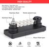 Marine Grade Tab Type Busbar -TTB710N02 20 Points 20A/55A 12V/48VDC Power Distribution Double-Layers Red/Black For Cars RV Boats