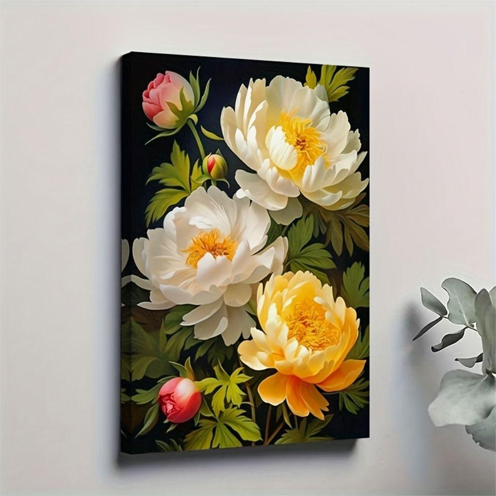 Vintage Metal Tin Sign Bird Feeding Chicks on Flowers Florist Decor For Living Room 20x30cm