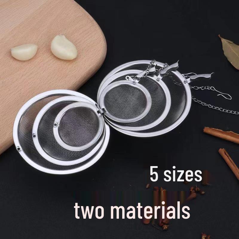 Stainless Steel Mesh Tea Infuser & Spice Strainer for Kitchen Use