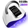 LED UV Nail Dryer Light Professional UV Nails Lamp for Nails Manicure 72 Beads Fast Curing Gel Polish Drying Lamp