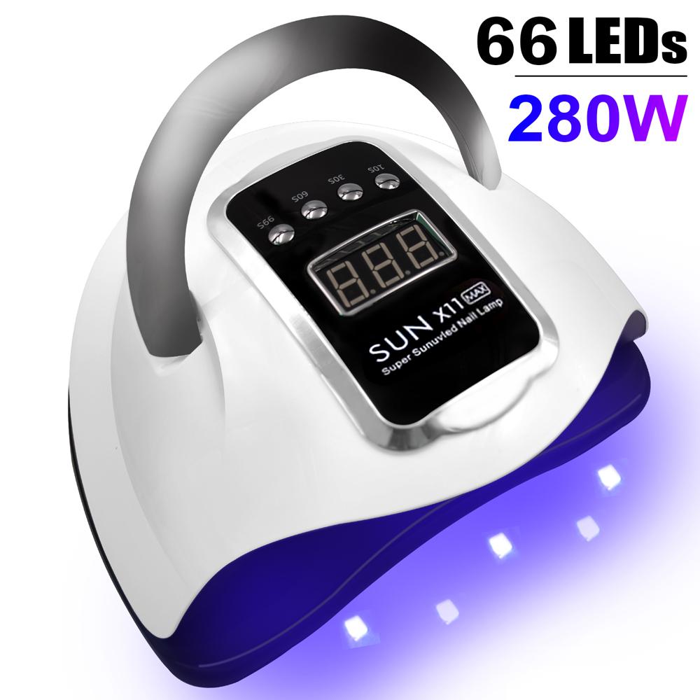 LED UV Nail Dryer Light Professional UV Nails Lamp for Nails Manicure 72 Beads Fast Curing Gel Polish Drying Lamp