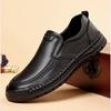 FashionRetro Cow Leather Loafers for Men Spring Autumn New Designer Soft-soled Men's Dress Shoes Fashion Solid Color Casual Shoes Male