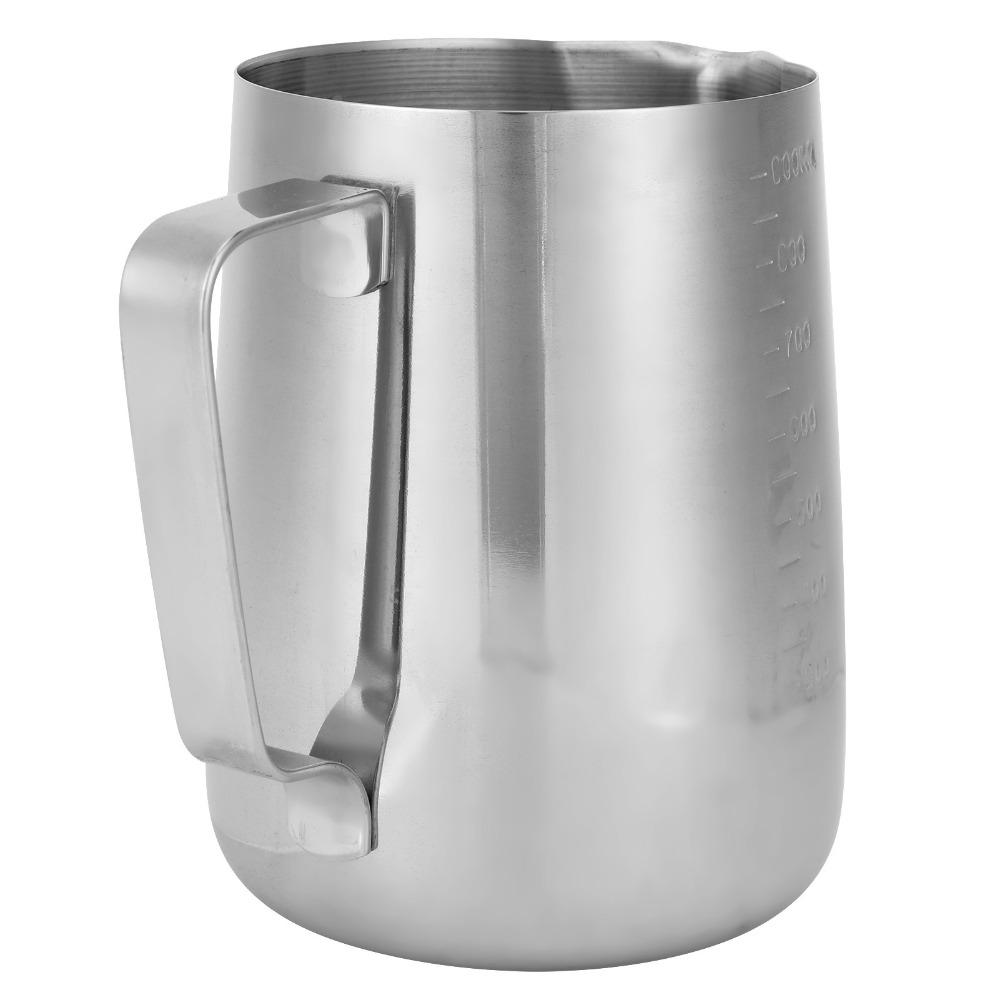 304 Stainless Steel Coffee Latte Cup Stainless Steel Frothing Cup  Cappuccino Making