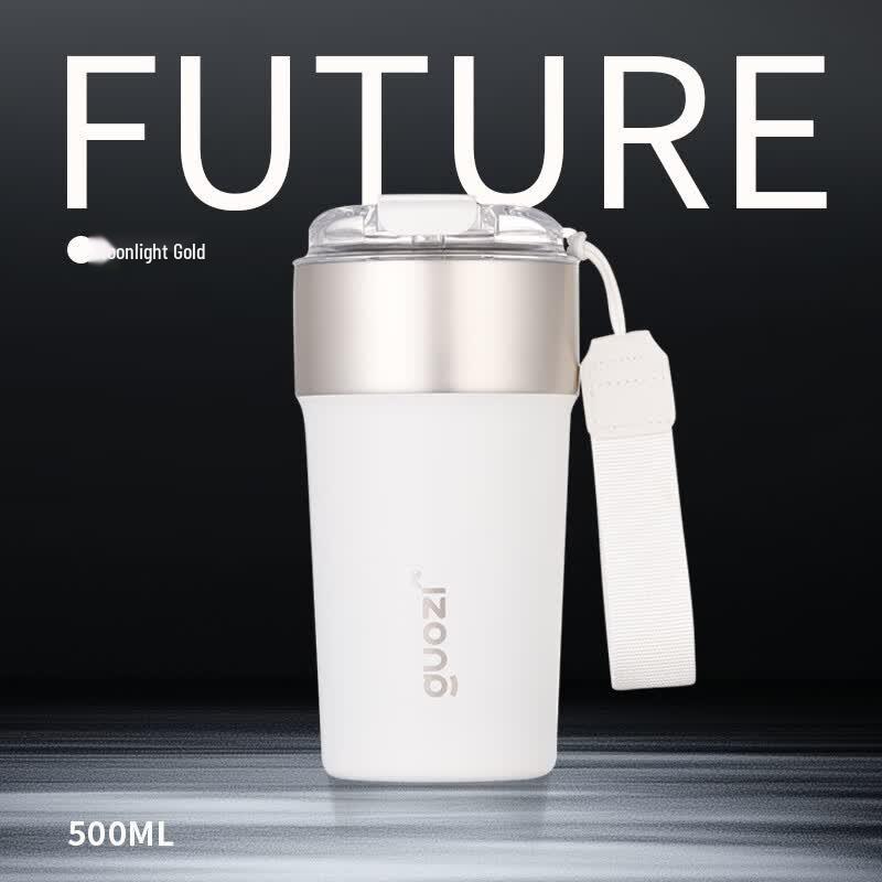 GUOZI Stainless Steel Portable Insulated Coffee Mug