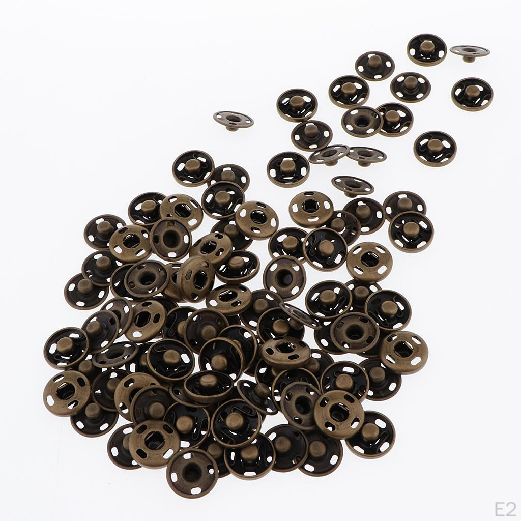 50 Pairs of Sewing Clasps, Snap Fasteners, Push Studs, Sewing, Craft