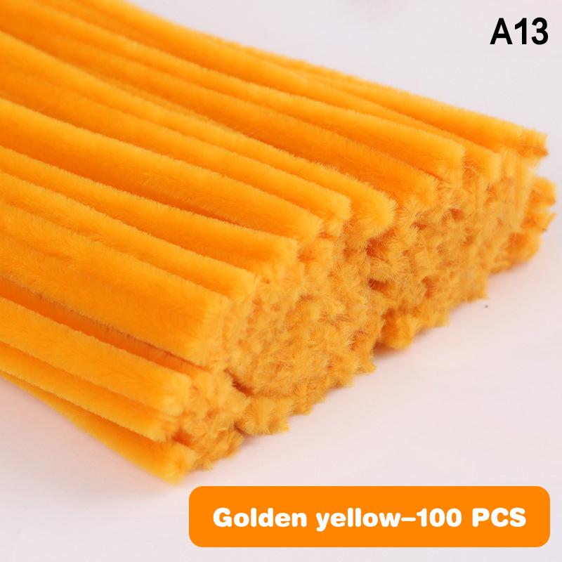 

100pcs Fuzzy Wire Chenille Stems DIY Strips Twist Bar Anvil Wire Craft Pipe Handicraft Material Plush Tube Creative Toy