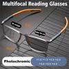 משקפי קריאה Photochromic TR90 אנטי כחול אור מולטיפוקל חדש פרוגרסיבי ליד רחוק משקפי ראייה גברים נשים משקפי ספורט