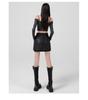 T98 Brown High-Waisted Leather Midi Skirt - Retro Distressed Style for Autumn/Winter