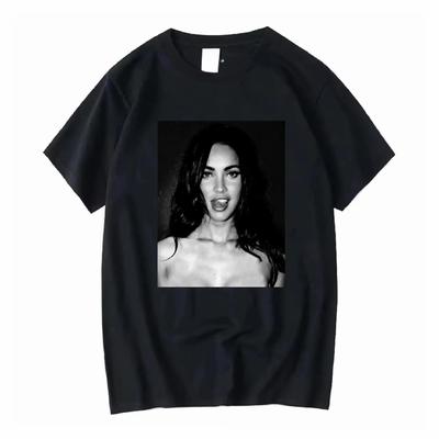 Tričko Megan Fox Vintage 90. roky Jennifer S Veľkosti Dlhý alebo Krátky Rukáv Vintage Prané Bežné Mäkký Vrchný Diel na Každodenné Nosenie