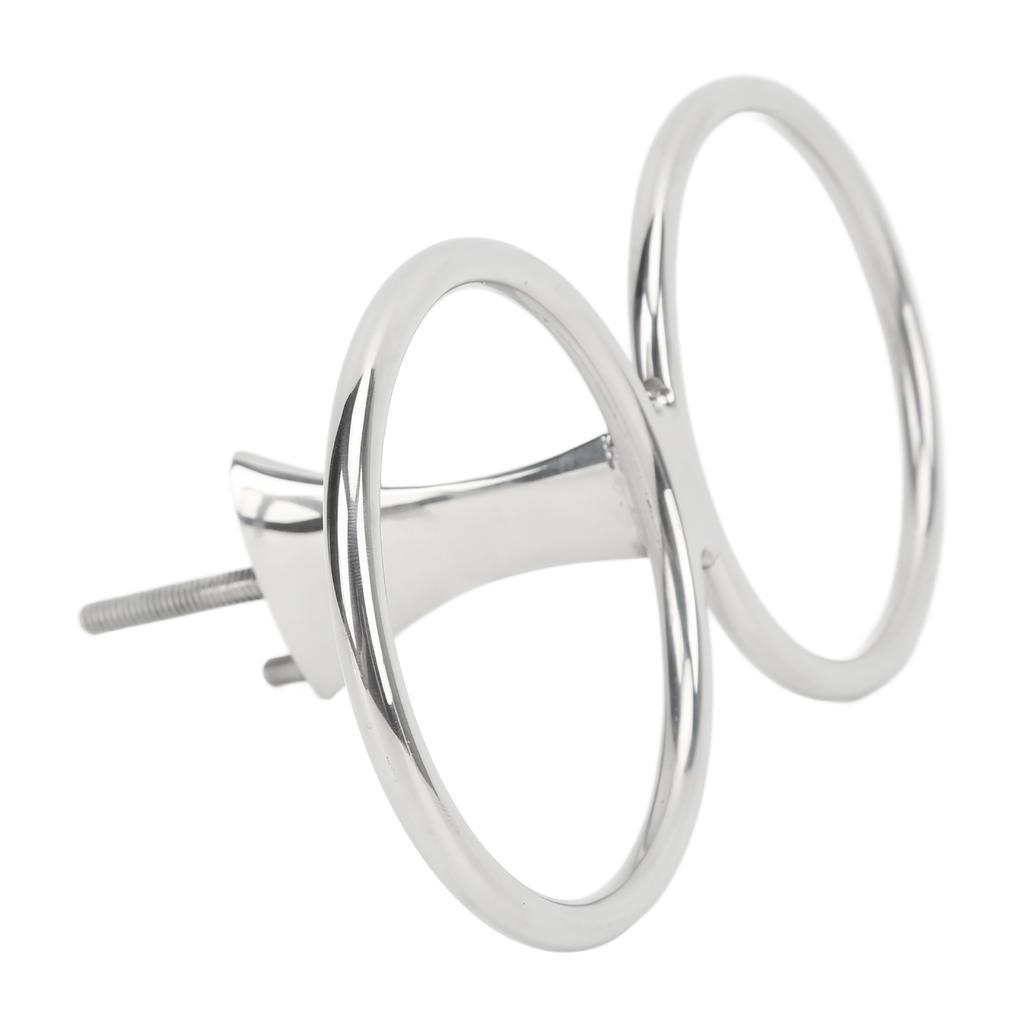 Double Ring Cup Drink Holder Stainless Steel Beverage Bottle Storage Rack for Marine Yachts Boats RV