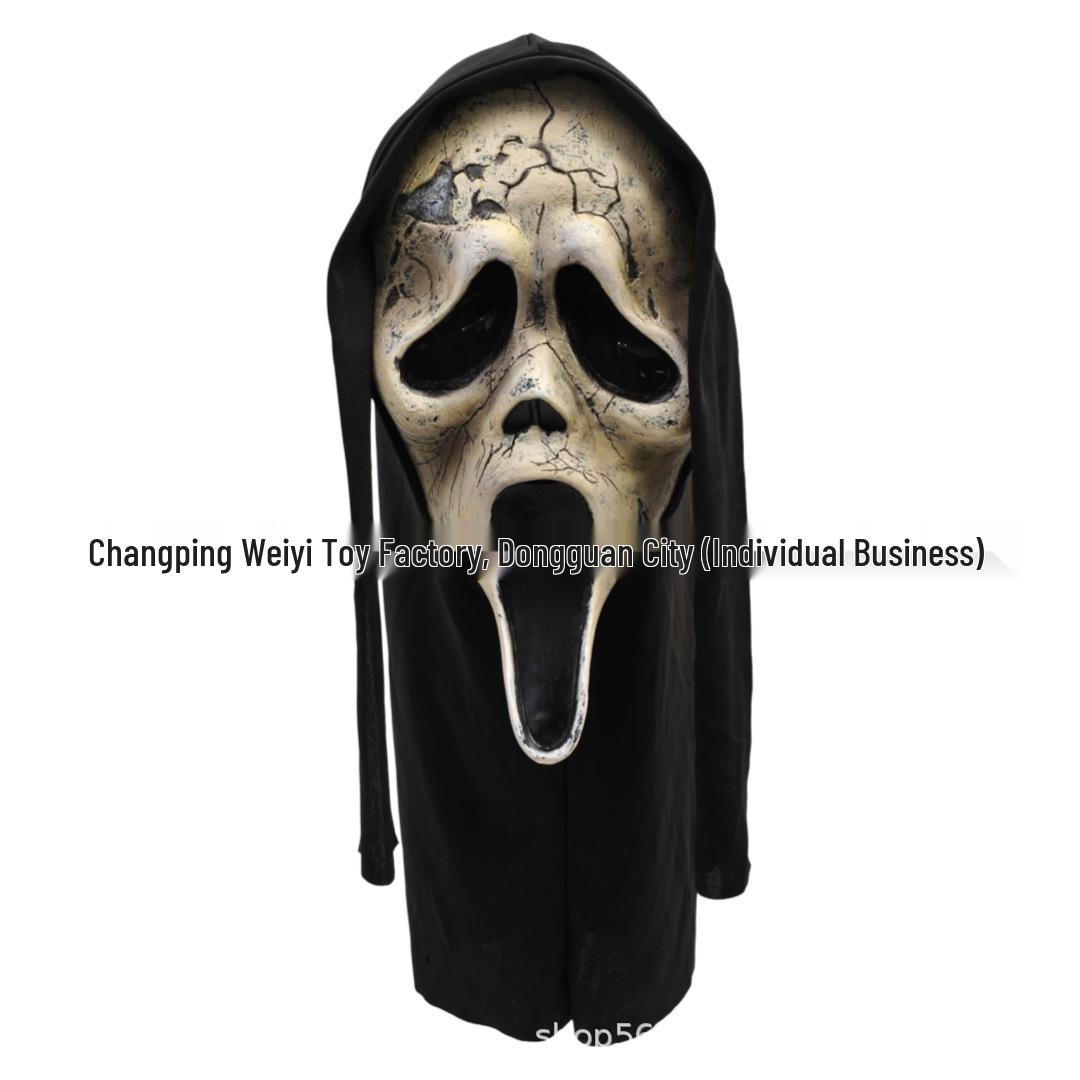 Scream 6 Ghost Mask: Skull Headgear for Halloween Thriller
