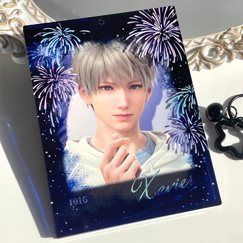 Bright Fireworks Series Acrylic DIY Anime Character Background Decoration 5 Inch Fireworks Frame for Friends Gift Japan Style
