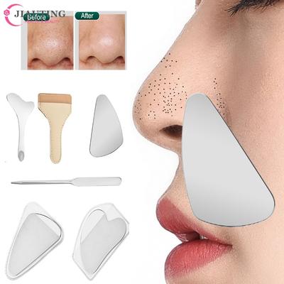 Espátula Cosmética de Acero Inoxidable para Puntos Negros, Herramienta Profesional de Maquillaje