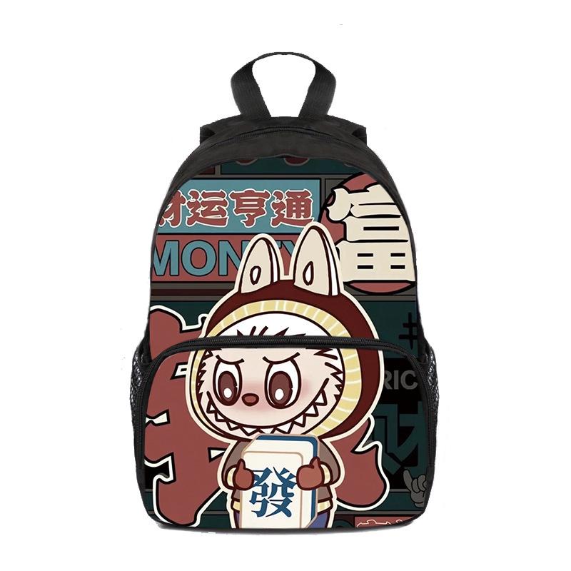 School Bag Elementary School Students Front Bag Cartoon Large Capacity Backpack Boys Fashion Backpack  5414