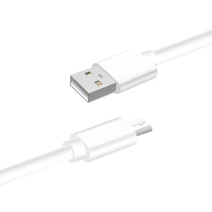 Câble Micro USB pour LG K12 Max Câble USB 2 Mètres Charge Rapide - Câble de Recharge-Synchronisation Rapide Transfert de données