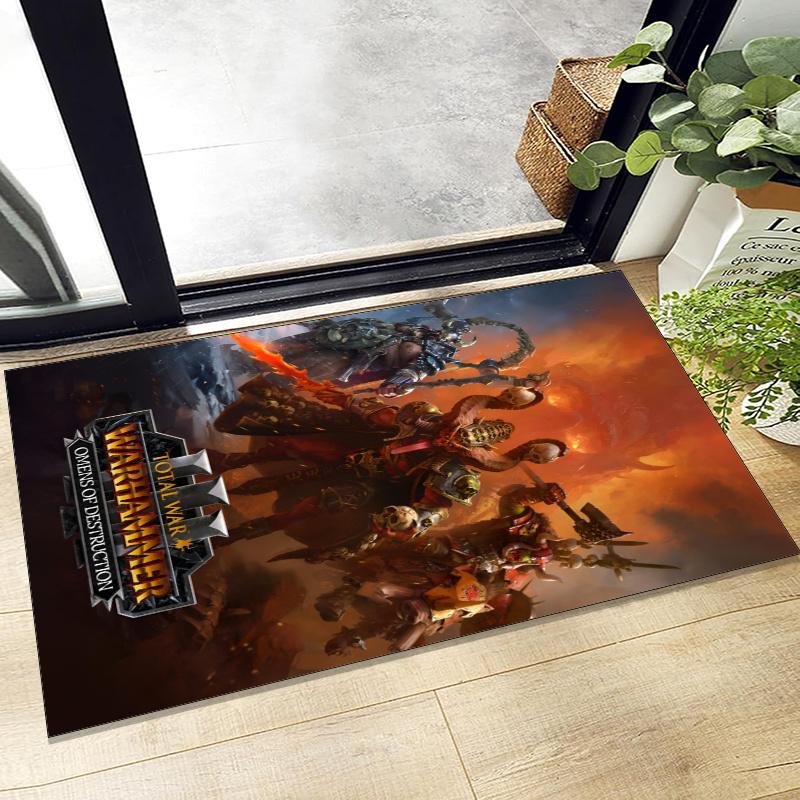 Total War Warhammer Printed Carpet, Rug for Office Chair Living Room Bedroom Kitchen Room Decor Gifts.