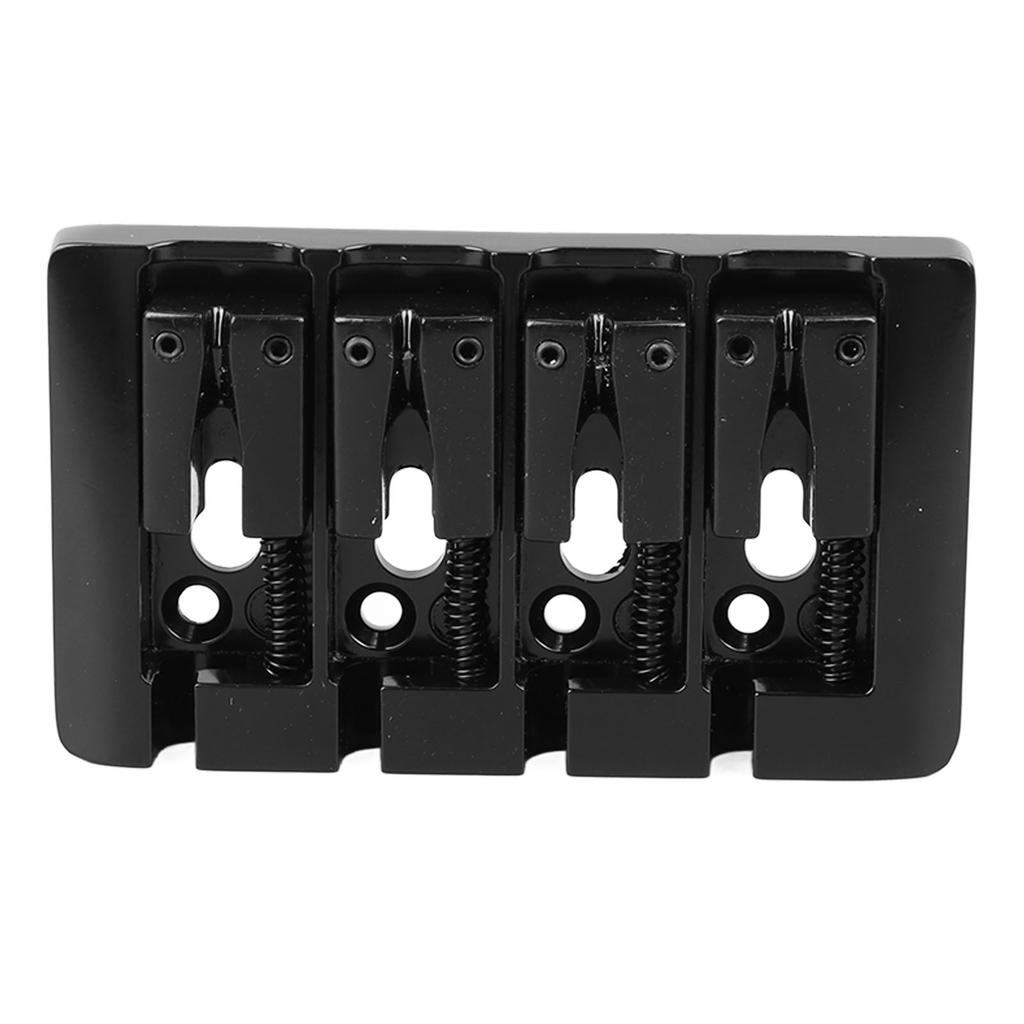 L Shaped Bass Bridge 4 String High Mass Metal Electric Bass Bridge Accessory for Musical Instrument