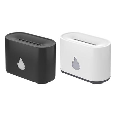 Difuzér esenciálních olejů Plamen Zvlhčovač vzduchu s barevným světlem 16x8x10.6cm USB