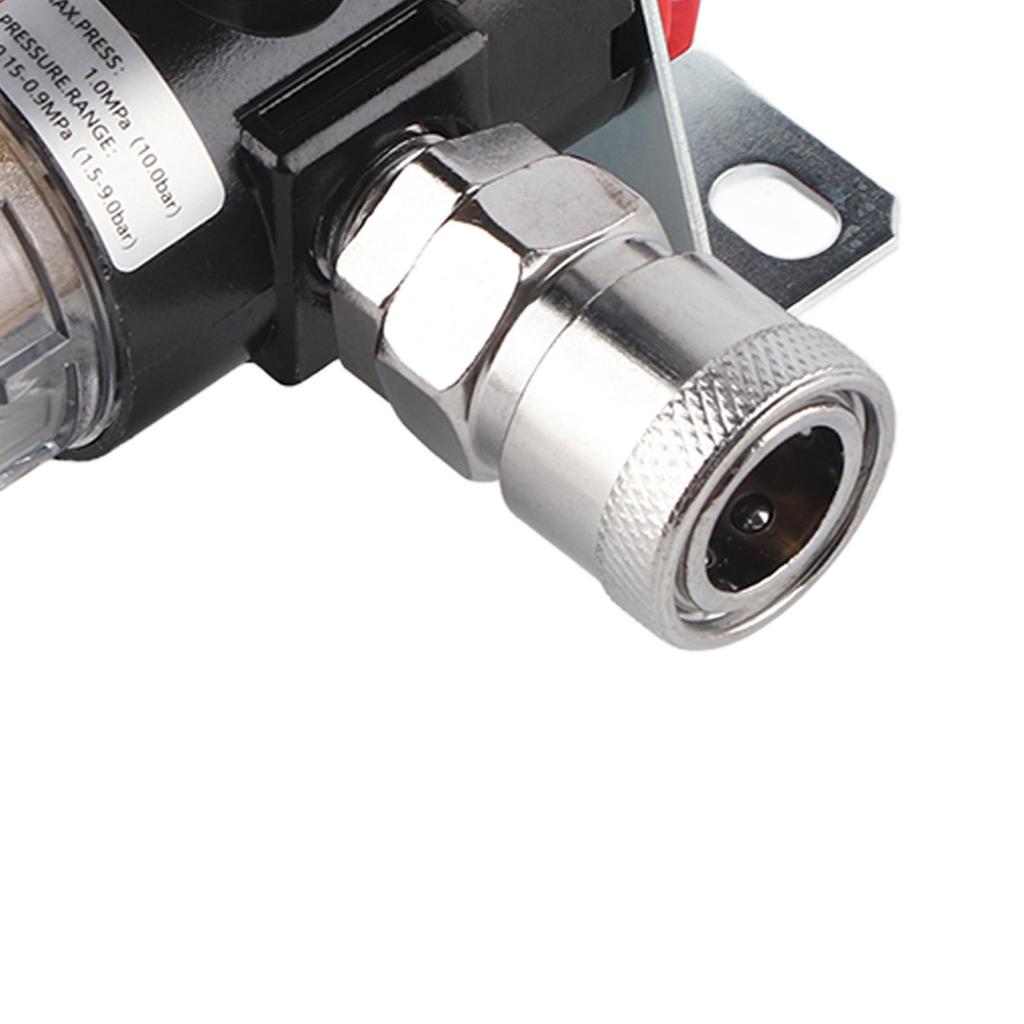 14 cali Regulator Ciśnienia Filtra Powietrza Sprężonego Separator Wody i Oleju ze Wskaźnikiem Uchwyt AFR2000