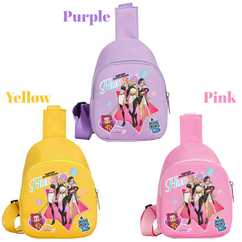 For kpop Shoulder Backpack Chest Bag K-pop Diagonal Cartoon Student Classic Lightweight Girly Gift Storage travel crossbody bag