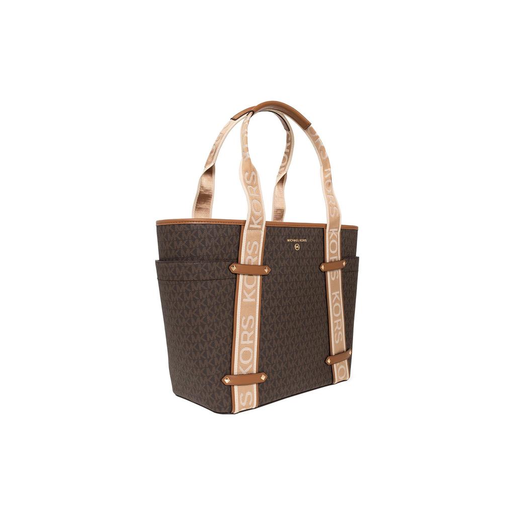 New MICHAEL KORS Canvas One Shoulder Handbags Women's Brown 30T2G5VT3B-252