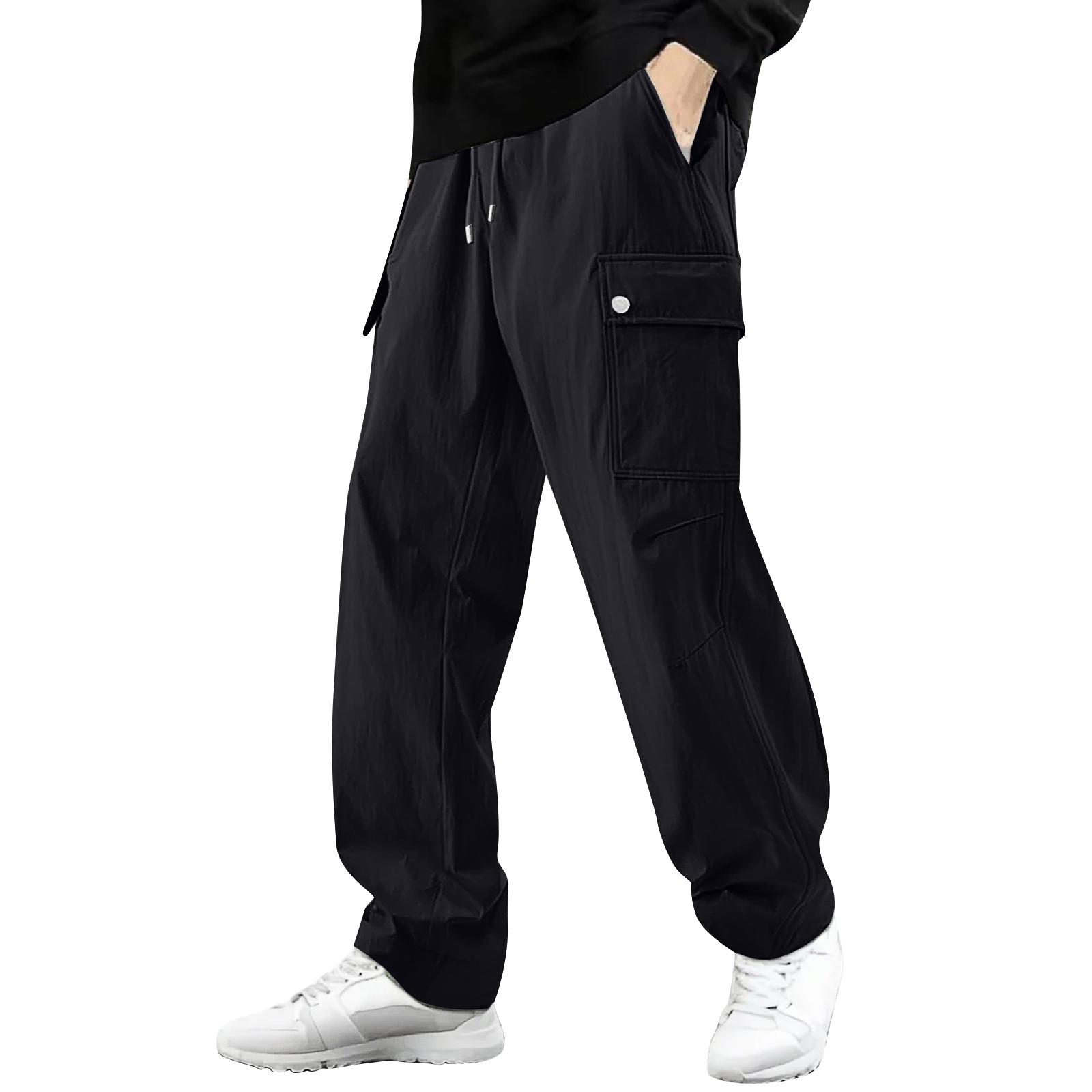 

Мужские спортивные штаны, повседневные штаны, штаны для улицы XXL чёрный