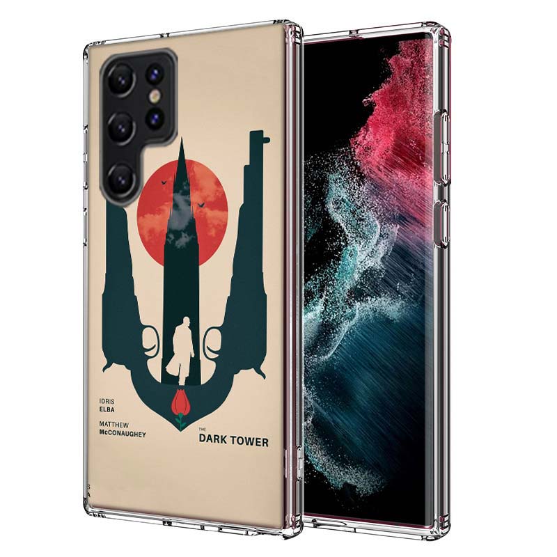 Stephen King The Dark Tower Capa Phone Case For Samsung S26 Ultra S25 Edge Galaxy S23 S21 S20 S24 FE S22 S10 Plus Cover Clear TP