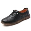 2025 Hollow Flat Mother Shoes Women Casual Shoes Simple White Wear-resistant Women  Sneakers