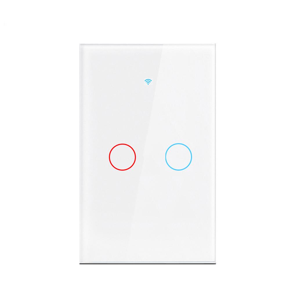 AXUS WiFi Ewelink APP Light Wall Switches Touch Smart Wireless Remote Control No Neutral Wire Install Support Alexa Google Home