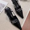 Open Toe Stiletto Sandals 2026 New Elegant and Fashion Women's Crocodile Strap High Heels