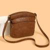 Enkel Hinkväska, Flerlagers Vardagsväska, Nischad Design, Enkel Axelväska/Crossbodyväska