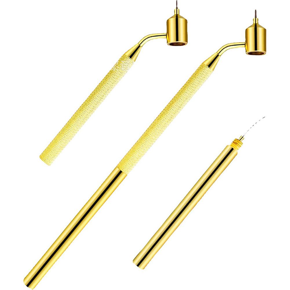 Detaljering Finlinje Flytende Skrivepenn Malingapplikator, Konstruksjon i Aluminiumslegering Presisjonslakkering Perfekt For Steinsprut og Riper