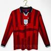 Mens Long Sleeve Retro Football Jersey Vintage Team Sportswear Soccer Fans