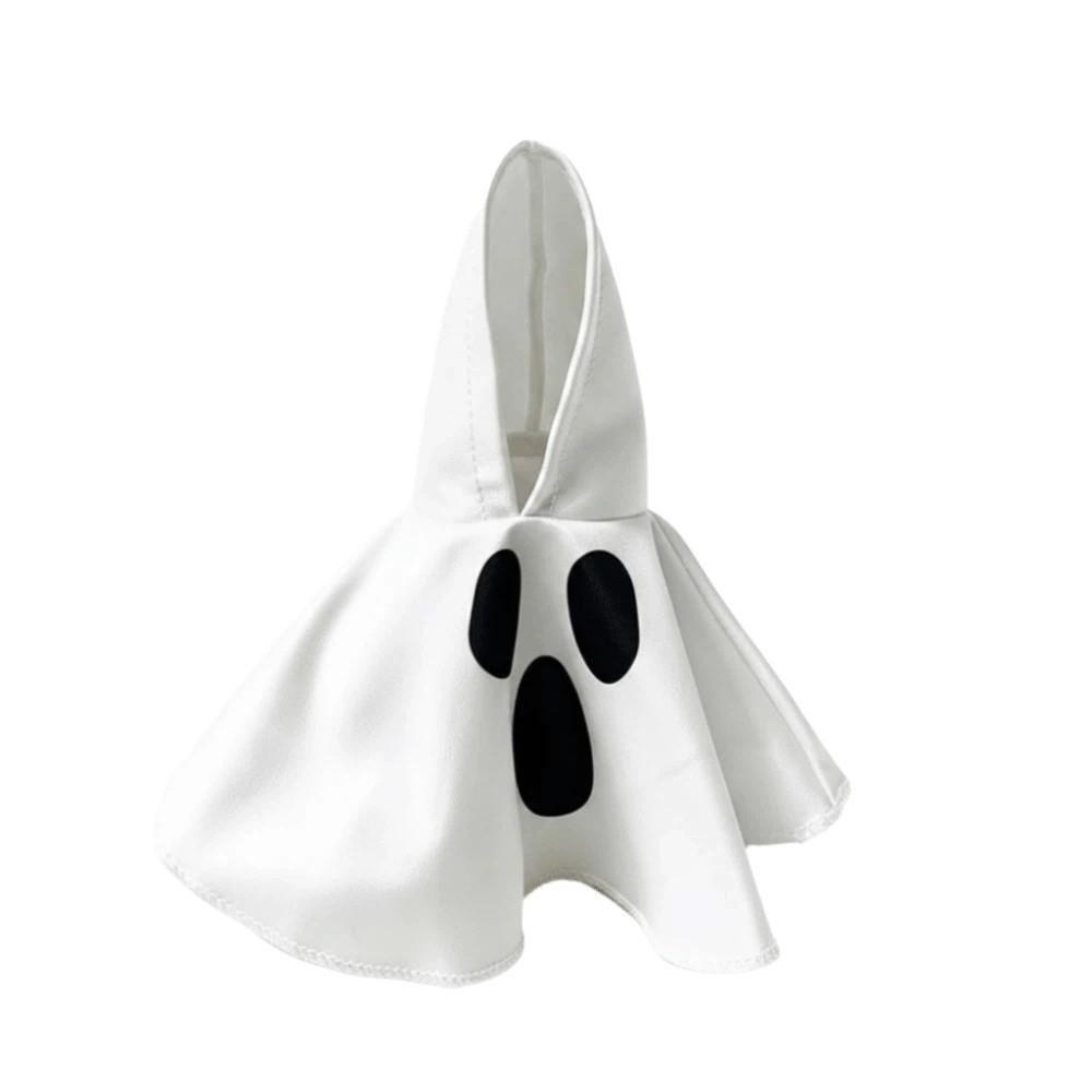 Pure Pink White Ghost Cloak Ghost Shape Mini Statue Clothing Miniature Goose Outfit  Room Display белый