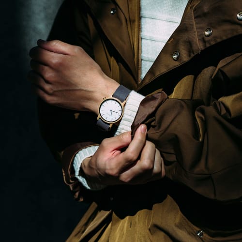 Kabholz Men's Wooden Watch, German Design, Waterproof, Officially Imported, WWAL7210