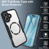 Suitable for iPhone 17 Pro Max 17Air Transparent Full-Edge Strong Anti-Fall Magnetic Wireless Charging Three-Proof Phone Case For iPhone 16 15 14 13