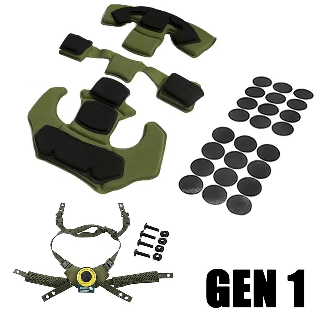 Tactical Wendy Helmet Adjustable Suspension System Fast MICH Helmet Protective Pads Gen4 Memory Spongy Foam Pad Helmet Accessory